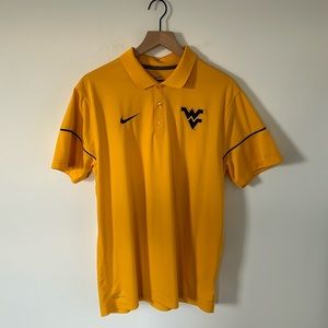 Nike West Virginia University WVU Mountaineers Polo Men’s